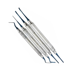 Kit de 3 outils dentaires pour le nettoyage et le blanchiment des dents, éliminateur de plaque et détartreur, instruments chirurgicaux dentaires - Product Image 2