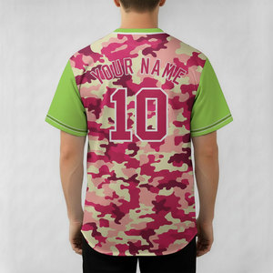 Camiseta de Béisbol Personalizada de Alta Calidad en Negro y Azul, Uniforme Masculino con Botones, Camiseta de Béisbol Naranja - Product Image 4