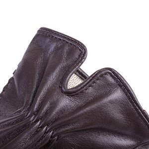 Gants de vélo pour hommes Samroz Sports en cuir d'agneau véritable, longueur poignet, respirants, compatibles écran tactile, pour toutes les saisons, pour activités de plein air - Product Image 4