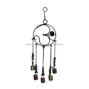 แขวนผนังตกแต่งกระดิ่งลมพร้อมลูกปัดและระฆังสำหรับลานระเบียงบ้านในราคาตลาดจากผู้ค้าส่ง - Product Image 6