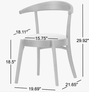 Wholesale Modern Wooden <b>Chair</b> elegant Style Upholstered Dining Room Furniture Sturdy <b>Restaurant</b> Cafe Accent <b>Chair</b> Factory - Product Image 2