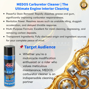 Nettoyant pour carburateur MEDOS |   Le nettoyant ultime pour l'intérieur du moteur 550ml - Product Image 2
