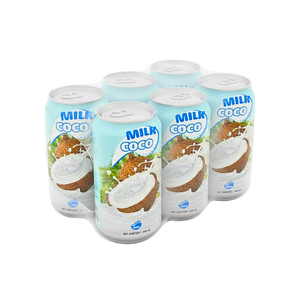 น้ำผลไม้และผัก นมพืช OEM/ODM กระป๋อง 330 มล. เครื่องดื่มน้ำมะพร้าวแท้ แบรนด์ส่วนตัว - Product Image 5