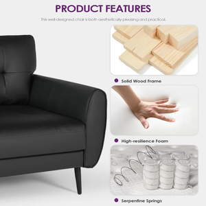 <b>SOFA</b> LOUNGE SET Scandinavian from Vietnam Sectional <b>Sofa</b> style High Density <b>Sponge</b> Pillow Back Metal/Wood Cotton Blend - Product Image 3