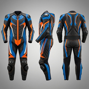 Combinaison Moto Unisexe en Cuir Véritable Personnalisée, Tendance 2026, Meilleure Vente, pour Course Automobile - Product Image 4