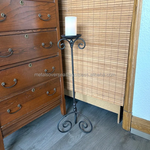 Premium Iron Pillar Candle Holder Elegant Decorative Candle Stand for Living Room Dining Table Bedroom Entryway Wedding Event - Product Image 6
