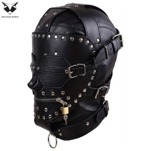 Máscara de Cuero Sintético Premium con Tachuelas 2026, Capucha de Cuero Sintético para Disfraces, Ropa de Club, Ropa de Fiesta, para Hombres y Mujeres - Product Image 5