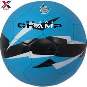 Ballon de football professionnel d'entraînement en cuir PU écologique haute durabilité, design personnalisé, taille officielle 5, fabrication en usine - Product Image 6
