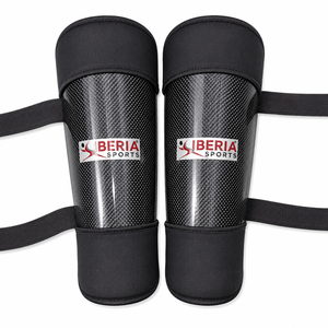 Espinilleras de Hockey sobre Ruedas IBERIA 3K de Fibra de Carbono |   Espinilleras Protectoras Profesionales |   OEM ODM Personalizado - Product Image 3