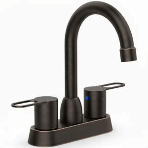 Miscelatore Monocomando Moderno per Lavabo in Acciaio Inox 304 Spazzolato, 10.63 X 9.65 X 2.6 Pollici, Stile Moderno al 100% - Product Image 1