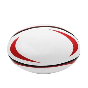 Ballon de rugby de qualité supérieure en cuir PU, taille officielle, logo personnalisé, portable, pour entraînement et match, léger et durable - Product Image 6