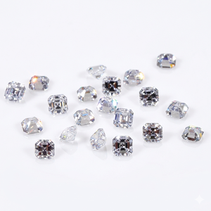 เพชร SHRAMAN DIAMOND 2.5 มม. สีขาว เพาะเลี้ยงในห้องปฏิบัติการ ทรง Asscher สำหรับงานจิวเวลรี่สั่งทำพิเศษ คอลเลคชั่นเพชรทรง Brilliant Cut ขายส่งจำนวนมาก - Product Image 2