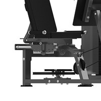 Machine professionnelle de presse à jambes et de soulevé de mollets avec sélecteur de poids, équipement d'entraînement complet du bas du corps PF-1009