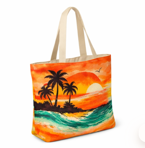 Sac fourre-tout en toile de coton COTTON VOYAGE, logo personnalisé imprimé, sac de shopping réutilisable avec votre design pour les voyages - Product Image 2
