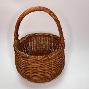Venta al por mayor de cesta de ratán marrón natural redonda con asa para Picnic y Camping-Cajas de almacenamiento y contenedores de Vietnam - Product Image 2