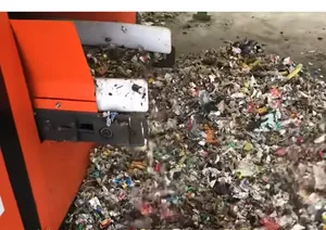 Broyeur de déchets MSW à forte demande, à double arbre, semi-automatique, électrique, capacité 300 kg, pour le broyage du plastique - Product Image 6