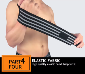 Extra <b>Long</b> Wrist Wraps Men Women Gym Wrist Support Powerlifting Training Manufacturer - Product Image 2