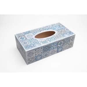 Porte-serviettes en MDF élégant, durable et écologique pour la maison, le café ou la table de restaurant, avec 31 boîtes à mouchoirs élégantes - Product Image 2