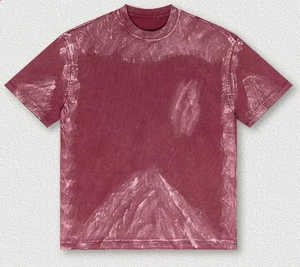Camiseta de Hombre Nueva, Corte Cuadrado, Lavado a la Piedra, Poliéster y Algodón, Estilo Casual Oversize, Disponible en Varios Tamaños - Product Image 5