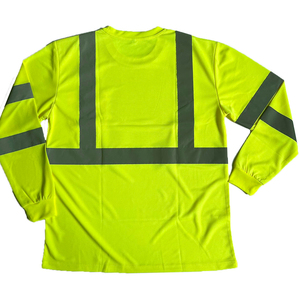 Camiseta Reflectante de Seguridad de Bambú/Algodón de Secado Rápido, Ecológica, para Ropa de Calle y Trabajo, de Alta Visibilidad para Hombres y Niños - Product Image 6