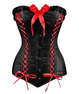 OEM ODM Corset de mariage gothique en dentelle, type bustier, à fermeture frontale, en toile tissée respirante, couleurs personnalisables, résistant aux taches, taille moyenne pour adultes - Product Image 1