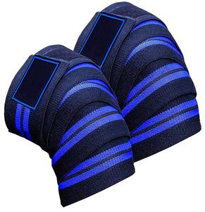 Vente en gros d'enveloppes de squat en néoprène très résistantes avec logo personnalisé haltérophilie entraînement croisé sangles de genou élastiques Fitness Powerlifting genou - Product Image 6
