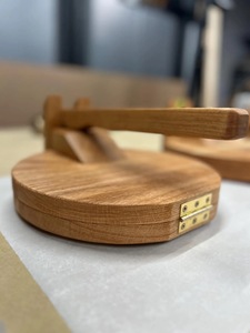 Prensa de Tortillas de Maíz Reutilizable de Madera Natural de ILAHI - Máquina para Hacer Tortillas al por Mayor, Apta para Lavavajillas, Ecológica y Plegable - Product Image 3