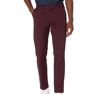Pantalones Chinos Esenciales de Moda para Hombre, Transpirables, para la Rutina Diaria, Interiores y Exteriores, Oficina, Trabajo, Reuniones Casuales, Estilo Clásico - Product Image 1
