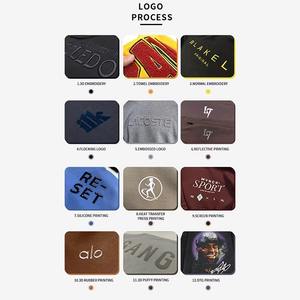 High Quality Puff Print Screen Print Patch Work Hood Kangaroo <b>Pocket</b> Cotton Oversized Streetwear Hoodies for Men - Product Image 6