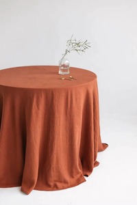 Wholesale Lot of Cotton Round <b>Tablecloth</b> Cloth for Hotel Banquet Wedding Events Rust Outdoor <b>Tablecloth</b> Handmade Table Decor - Product Image 4
