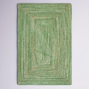 Alfombra de Yute 100% Natural Tejida a Mano, Alfombra Bohemia Decorativa para el Hogar, Alfombras Grandes para Sala de Estar - Product Image 1