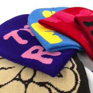 Gorros de Invierno Personalizados Unisex 2025, Diseño Jacquard con Logotipo Impreso, Alta Calidad, Secado Rápido, Transpirables para Adultos, Playa - Product Image 3