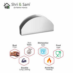 Anneaux de serviette en acier inoxydable Miro pour tenir des serviettes ou des mouchoirs - Product Image 2