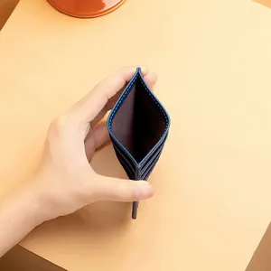 Straw Fashion <b>Card</b> <b>Holder</b> Woman Designer Men's <b>Wallet</b> Coin Pocket Men's Leather Cardholder Genuine Leather Small <b>Wallets</b> Custom - Product Image 3