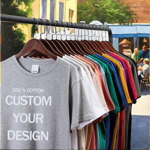 T-shirt pour homme 100% coton, col rond, manches courtes, coupe classique, couleur unie, design uni, impression sur le devant, jersey tricoté respirant - Product Image 4