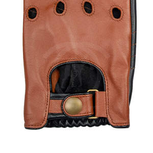 Gants de conduite en cuir d'agneau, finition douce et lisse, durables, unisexes - Product Image 5