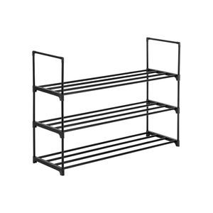 Moderno Portascarpe Nero a 3 Ripiani per Camera da Letto e Ingresso - Design Salvaspazio - Product Image 1