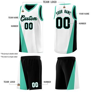 Hot Sale Latest Design Basketball Jersey Uniform Sets Breathable Anti-Bacterial Moisture-Wicking Polyester Fabric - Product Image 3