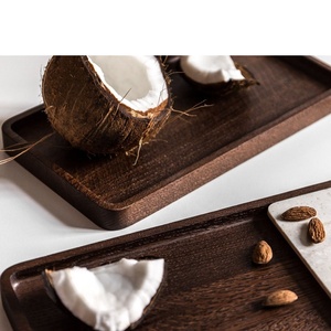 Minimalist Long Shape Wooden Serving <b>Trays</b> Smooth Surface Fancy Design Handmade Decorative Food Serving <b>Trays</b> Hot Selling - Product Image 4