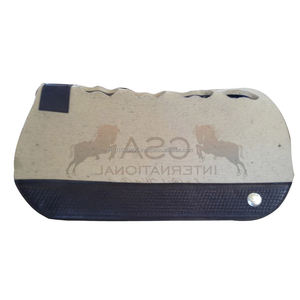 แผ่นรองอานม้าขนาด34X36ทำจากผ้าขนสัตว์นิวซีแลนด์100% ทอมือใหม่สำหรับการแข่งขันและการฝึกซ้อมแบบตะวันตก - Product Image 2