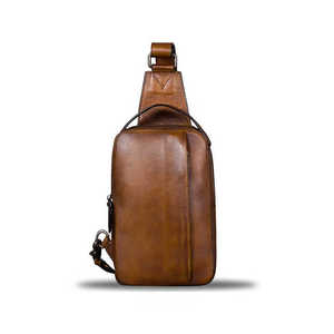 Bolsa de Mensajero de Cuero Personalizada de Alta Calidad para Hombre, Bandolera al Hombro, Gran Capacidad, Forro de Cuero Genuino, Venta al Por Mayor - Product Image 6