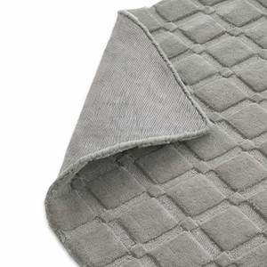 Light Gray Geometric Area <b>Rug</b> Modern Hand Tufted Textured Woolen Carpet Contemporary Living Room Bedroom Floor Decor Luxury <b>Rug</b> - Product Image 4