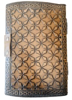 Grand carnet de notes en cuir fait à la main en relief en forme de croix Carnet d'écriture en pierre relié quotidiennement pour hommes et femmes Carnets de voyage