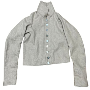 Veste d'hiver pour homme 100% laine, style vintage, simple boutonnage, reproduction américaine du manteau rond de l'infanterie américaine du 17e siècle, type Shell Jacket - Product Image 1