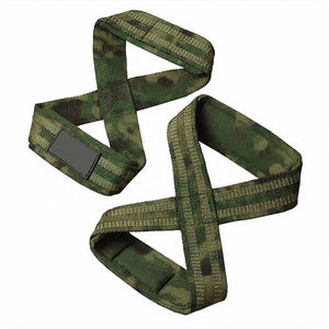 Sangles de levage en forme de 8 pour haltérophilie, support de poignet robuste en coton élastique et néoprène haute extensibilité - Product Image 6