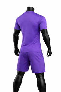 Camiseta de Entrenamiento de Fútbol para Hombre Adulto, Transpirable, Ligera, de Manga Corta, Conjunto de Uniforme Deportivo para Entrenamiento y Juego - Product Image 4