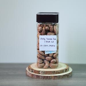 ขวดสี่เหลี่ยม 260 กรัม (ฝาสีดำ) OEM/โรงงานผลิตโดยตรง ปรับแต่งได้ตามต้องการ เม็ดมะม่วงหิมพานต์อบเวียดนามเกรดออร์แกนิก (รสเค็มเนย) บรรจุในขวด - Product Image 6