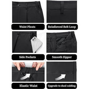 Costume homme moderne, coupe ajustée, tissu respirant, pour le travail et les occasions formelles - Product Image 6