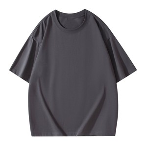 T-shirt surdimensionné pour homme, coton confortable, coupe ample, col rond, tee-shirt décontracté, vêtements de mode américains de qualité supérieure pour tous les jours - Product Image 6