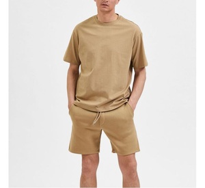 New Arrival Men Summer Short Sleeve T Shirts and Shorts <b>Twin</b> <b>Set</b> Contrast Color Men cotton Breathable <b>Twin</b> <b>Sets</b> for Adults OEM - Product Image 6